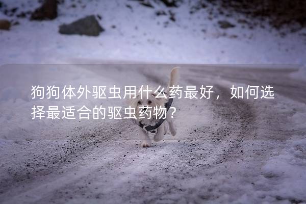 狗狗体外驱虫用什么药最好，如何选择最适合的驱虫药物？