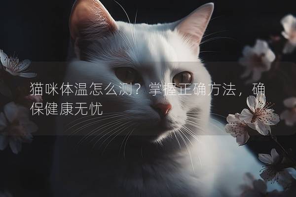 猫咪体温怎么测？掌握正确方法，确保健康无忧