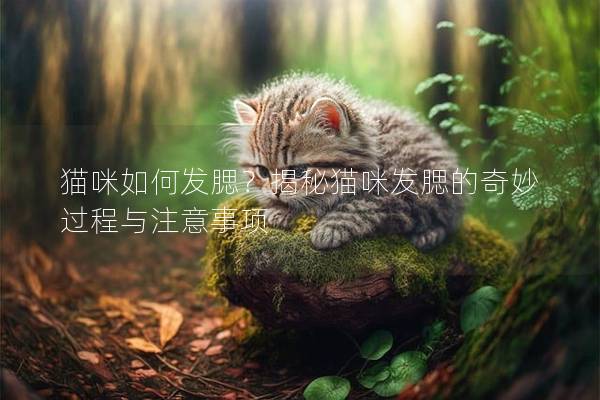 猫咪如何发腮？揭秘猫咪发腮的奇妙过程与注意事项
